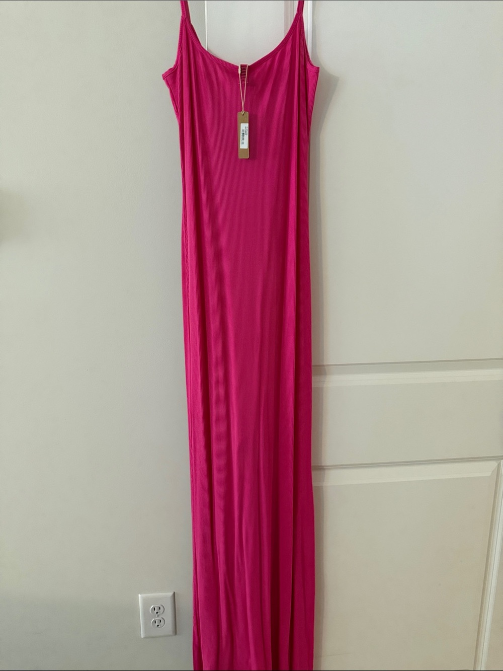 Skims maxi ribbed dress. Brand new with tags size XL